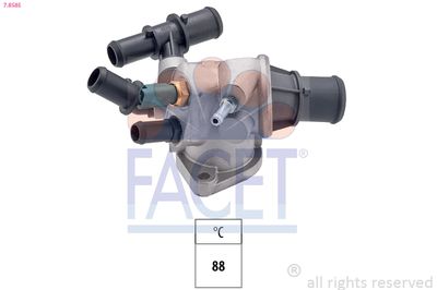 Thermostat, coolant FACET 7.8585