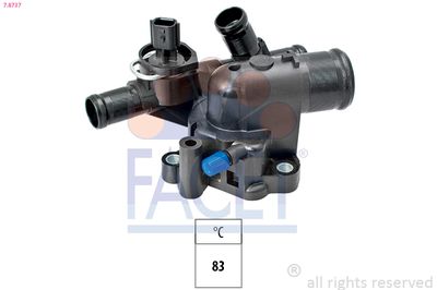 Thermostat, coolant FACET 7.8737