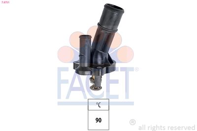 Thermostat, coolant FACET 7.8751