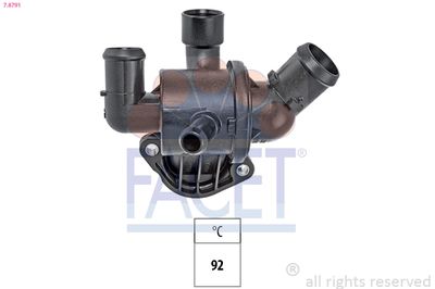 Thermostat, coolant FACET 7.8791