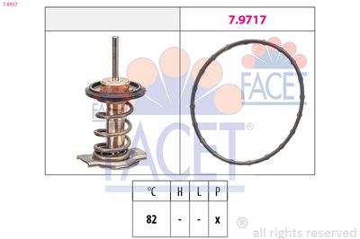 Thermostat, coolant FACET 7.8937