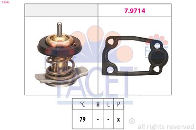 Thermostat, coolant FACET 7.8942