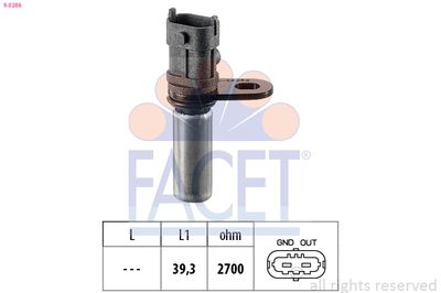 Sensor, crankshaft pulse FACET 9.0288