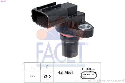 Sensor, crankshaft pulse FACET 9.0337