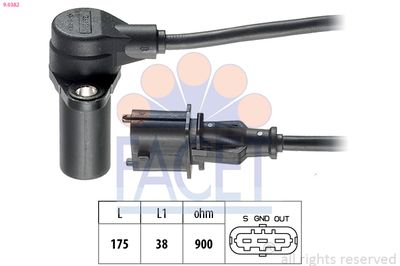 Sensor, crankshaft pulse FACET 9.0382