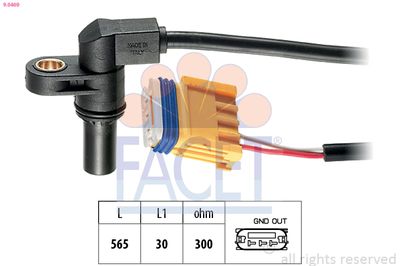 RPM Sensor, automatic transmission FACET 9.0469