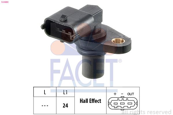 FACET 9.0480 Sensor, camshaft position