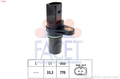 Sensor, crankshaft pulse FACET 9.0640