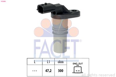 Sensor, crankshaft pulse FACET 9.0646