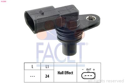 Sensor, RPM FACET 9.0269