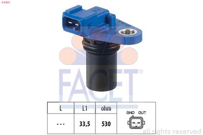 Sensor, RPM FACET 9.0302