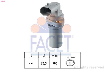 Sensor, crankshaft pulse FACET 9.0440