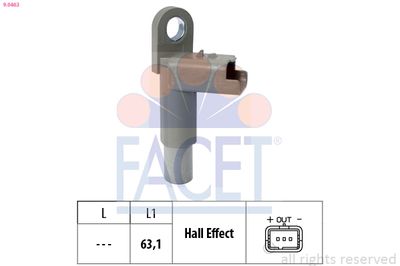 Sensor, camshaft position FACET 9.0463