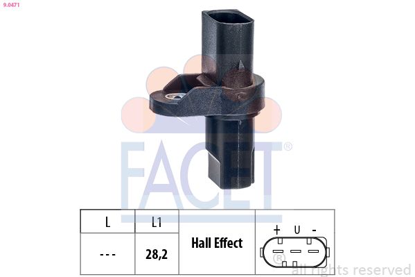 FACET 9.0471 Sensor, camshaft position