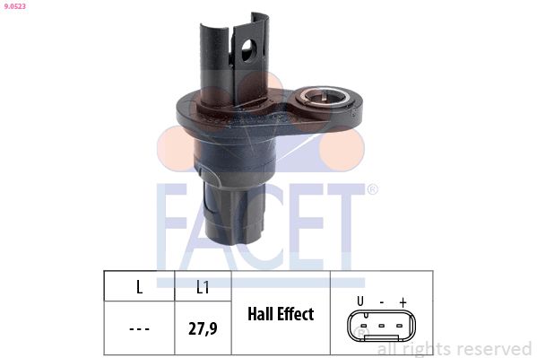 FACET 9.0523 Sensor, RPM