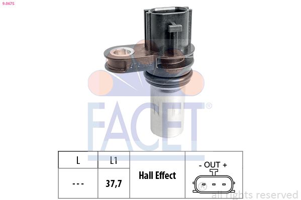 FACET 9.0675 Sensor, crankshaft pulse