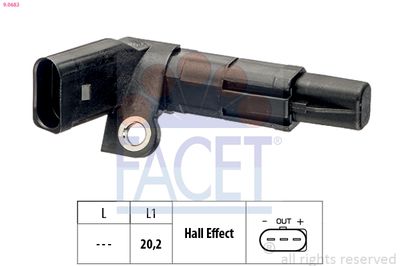 Sensor, crankshaft pulse FACET 9.0683