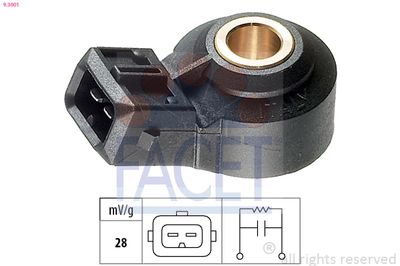 Knock Sensor FACET 9.3001