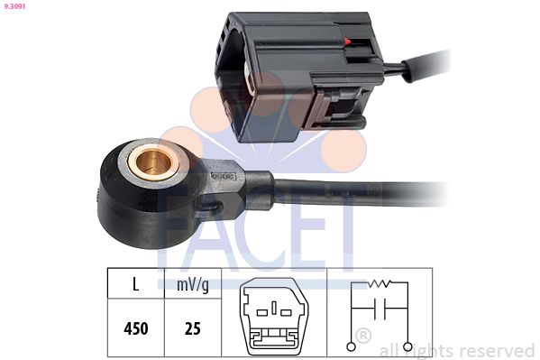 FACET 9.3091 Knock Sensor