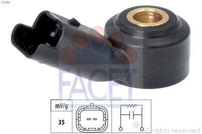 Knock Sensor FACET 9.3165