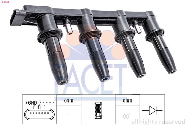 FACET 9.6445 Ignition Coil