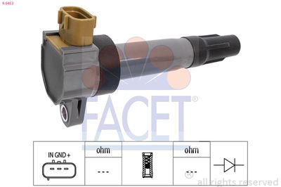 Ignition Coil FACET 9.6453