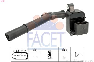 Ignition Coil FACET 9.6525