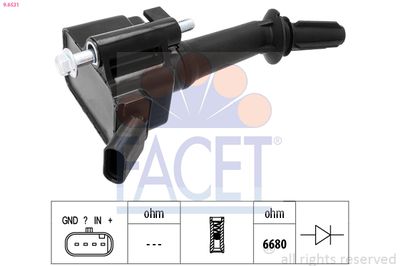 Ignition Coil FACET 9.6531