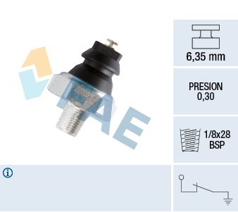 Oil Pressure Switch FAE 12240