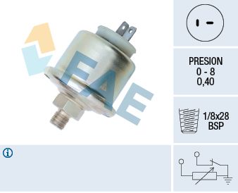 Sensor, oil pressure FAE 14140