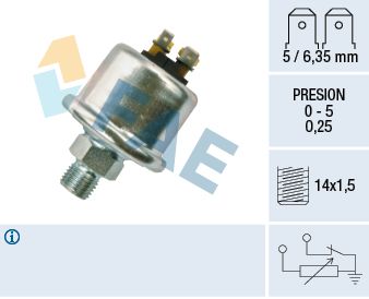 Sensor, oil pressure FAE 14870