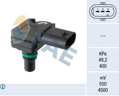 Sensor, intake manifold pressure FAE 15136