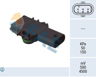 Sensor, intake manifold pressure FAE 15196