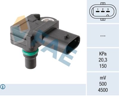 Sensor, intake manifold pressure FAE 15266