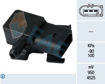 Sensor, exhaust pressure FAE 16102