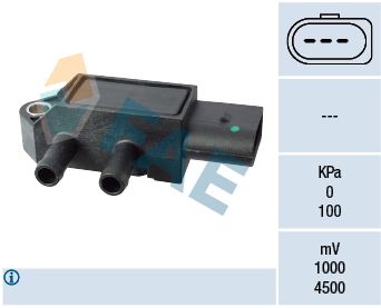 FAE 16115 Sensor, exhaust pressure