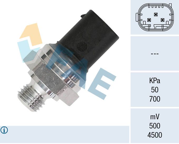 FAE 16157 Sensor, exhaust pressure