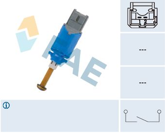 Switch, clutch control (cruise control) FAE 24901