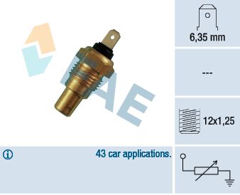 Sensor, coolant temperature FAE 31650