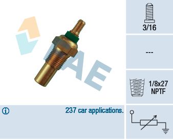 Sensor, coolant temperature FAE 32010