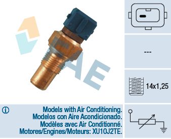 Sensor, coolant temperature FAE 32380