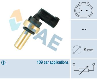 FAE 32705 Sensor, coolant temperature