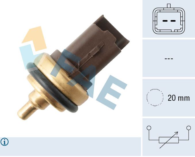 FAE 33708 Sensor, coolant temperature