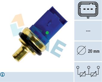 Sensor, coolant temperature FAE 33790