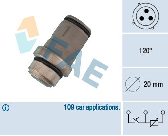 Sensor, coolant temperature FAE 34220