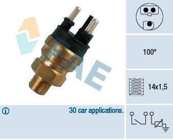 Sensor, coolant temperature FAE 34310