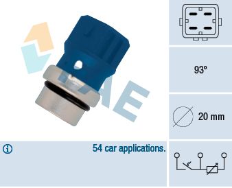 FAE 34330 Sensor, coolant temperature