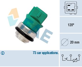 Sensor, coolant temperature FAE 34350