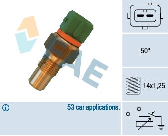 Sensor, coolant temperature FAE 34400