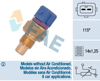 Sensor, coolant temperature FAE 34435